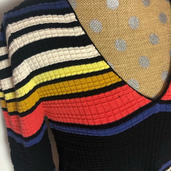 Free People Striped Sweater Dress Size M - Picture 3 of 6